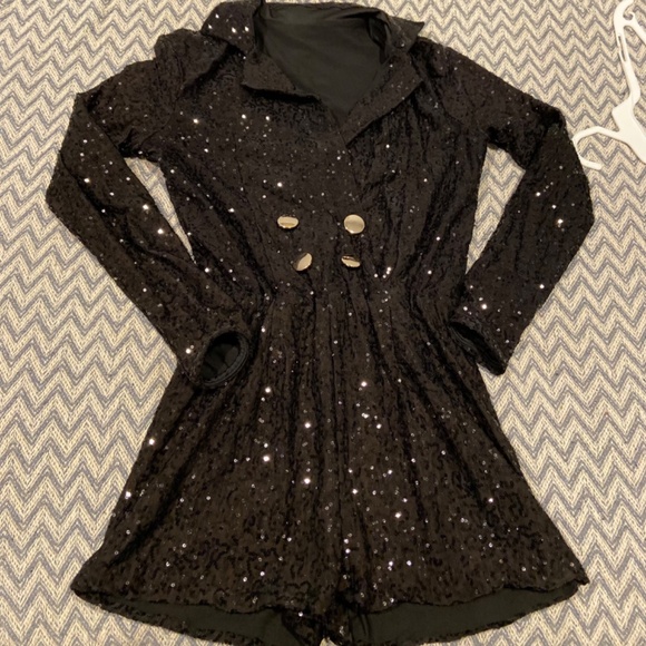 Curtain Call Costumes "Every Little Step" Short Jumpsuit – Child XL - Picture 2 of 12